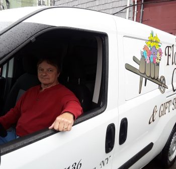 Flower-Cart-Gift-Shop-Delivery-Van-Penn Yan-New York
